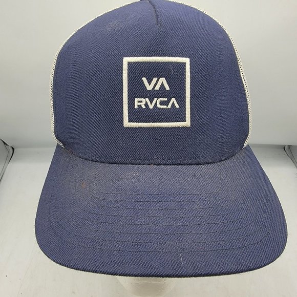 RVCA Mens VA All The Way Trucker Hat Mesh Back Breathable Adjustable Comfort - Picture 1 of 9